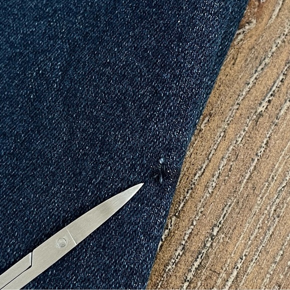 AG The Mari High Rise Slim Straight Leg Denim Jeans Blue - Picture 13 of 14